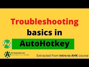 💻 Master AutoHotkey troubleshooting basics in minutes! 💻