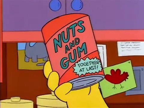 The Simpsons - Nuts & Gum 🥜 🥫 | Rock Bottom