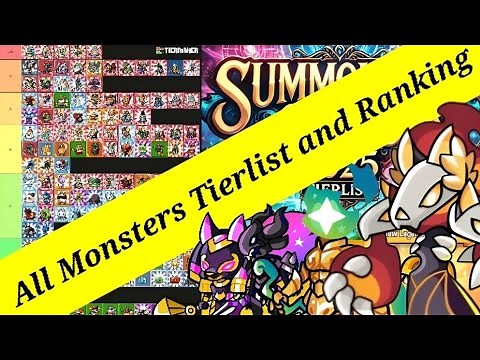 All Monsters 2025 Tierlist and Rankings | 2025 All Monsters Tierlist Update | Summoner's Greed