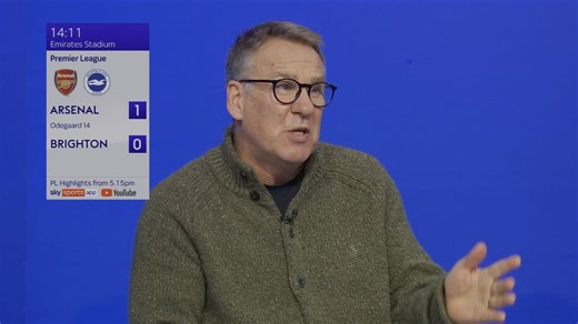 "Brilliant, brilliant finish!" 🎯 Martin Odegaard gives Arsenal the lead against Brighton 🔺 | Sky Sports Football