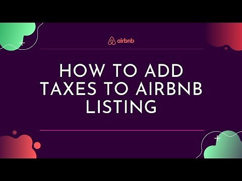 How To Add Taxes (GST/VAT/HST) to Airbnb Listing | Hosting Tips