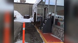 175K views · 1.1K shares | WATCH: Three deer had to be coaxed out of New Brunswick gas station by an attendant after wandering in an open door and causing some damage inside. | The Weather Network | Facebook