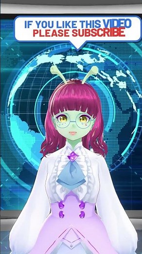 funny space alien Vtuber Raiko Star tells the local news 91