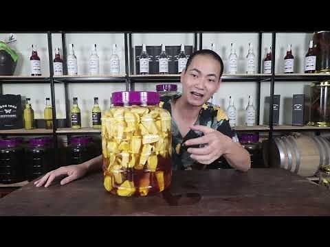 Cách ngâm rượu mít đơn giản, dễ làm, màu đẹp, vị tốt