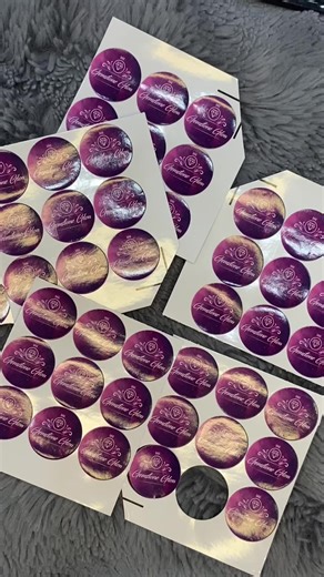 Gemstone Glow💎 💎 “Little sticker, big identity ✨ #viral #LogoDesign #100kviews #OrganicSoap #fypシ゚ (Soap, organic, Natural, handmade with love, gemstone glow)