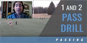 Switching the Point of Attack: 1 and 2 Pass Drill with Josh Oakley – Spring Arbor Univ.
