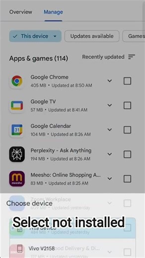 how to install your uninstalled app