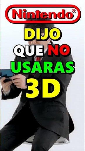 Nintendo warned against using 3D 😱 #Nintendo3DS #Nintendo #Shorts