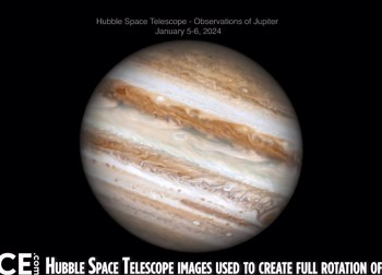 Watch how: Jupiter spins in animated Hubble Space Telescope observations