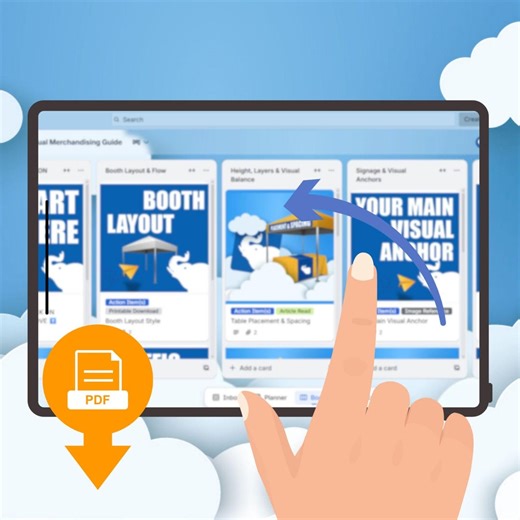 Craft Show Booth Setup System | Trello Template for Vendors | Show-day Checklist & Booth Layout Planner - Etsy