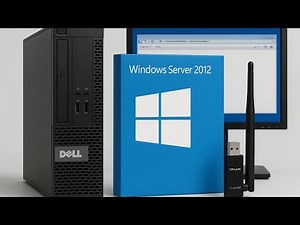 Install TP-Link TL-WN721N USB WiFi on Windows Server 2012 R2 on Dell OptiPlex SFF Plus.
