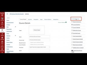 Unlock Canvas Course