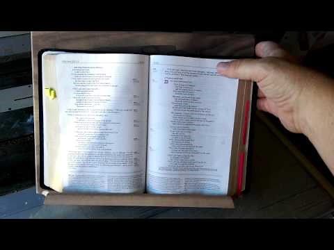 Wooden Bible stand