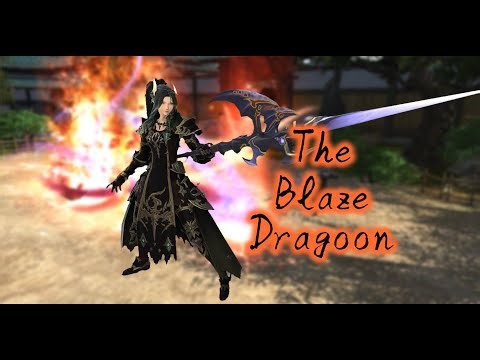 FF14-火龙-The Blaze Dragoon，火焰 主题 龙骑 技能特效