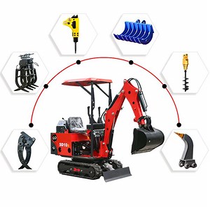 [Hot Item] Small 800kg/0.8ton Micro Digger Bagger Crawler Mini Excavator Machine