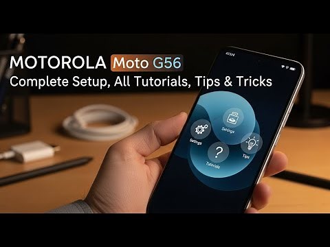 PART 1 | MOTOROLA Moto G56 5G – Complete Setup, All Tutorials, Tips & Tricks