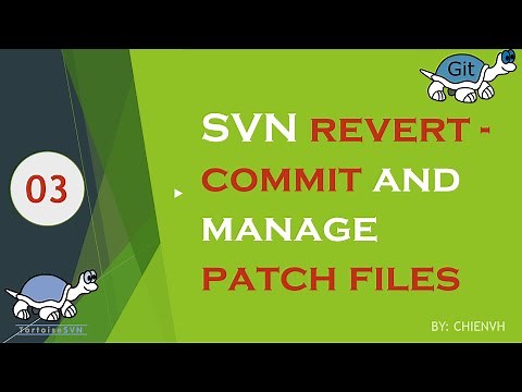 #03 SVN revert, commit and manage patch files | VisualSVN Tutorial