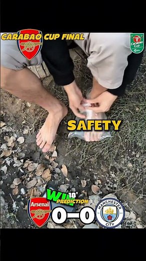 Arsenal vs Manchester City FINAL! ⚽️🔥 - #football #carabaocup