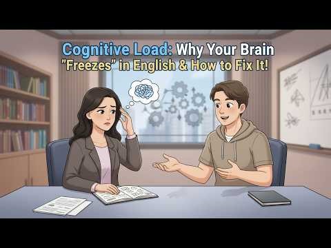 Cognitive Load: Why Your Brain "Freezes" in English & How to Fix It!