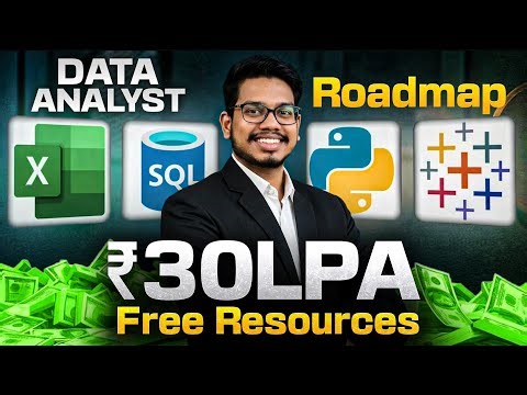 How to Become DATA ANALYST In 2027 | Detailed RoadMap with Free Resources and Projects in Telugu