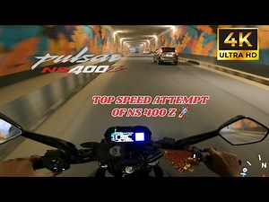 🚀 NS 400Z Top Speed Test: Will It Hit 160 KMPH? | 4K POV