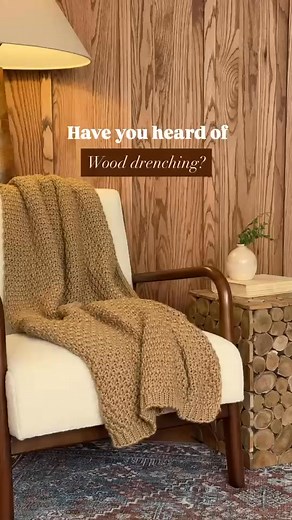 Walls? Wood. Ceilings? Wood. Furniture? Yep, wood. 🪵 Embrace the natural beauty of all-over wood with our classic Color of the Year, Special Walnut. This warm, earthy wood stain highlights wood grain to add timeless character into every corner. 🤎 | Minwax