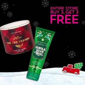 6.1K reactions · 1.6K shares | This only happens ONCE a year—BUY 3, GET 3 FREE everything online now! Mix. Match. Go crazy!  | Bath & Body Works | Facebook