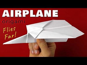 Paper Airplane Folding Technique - Guaranteed to Fly Far!