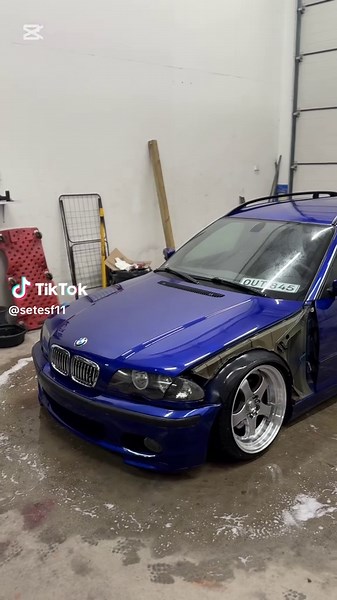 😴😴 #bmw #e46 #touring #bcracing #sanmarinoblau #static #ceramiccoating