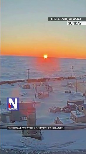 Time-lapse captures Alaska town’s stunning MIDNIGHT SUN