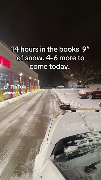 WhyNotMow (@whynot_mow)’s video of snow