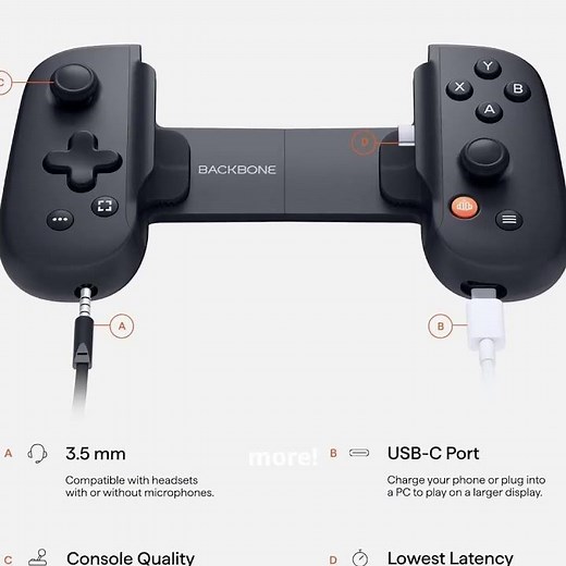 Backbone One - Mobile Gaming Controller for iPhone