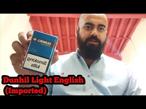 Dunhill Light English (Duty Free) Best Cig | Unboxing & Reviews | Smoking Kills