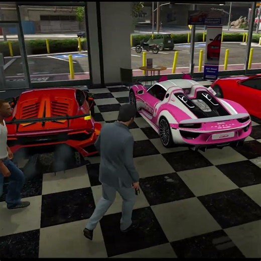 MICHAEL GOT RICH & CHEATING WITH FRIEND! #shorts #gta5