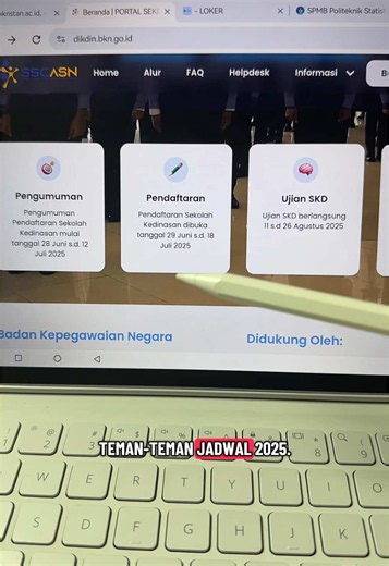Pendaftaran seleksi sekolah kedinasan 2026 #fypシ #fyp #skd #sekolahkedinasan #sekdin