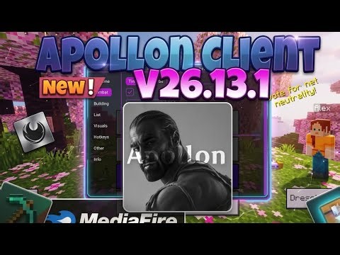 🖇️ Apollon Client 1.26.13+ (32/64 Bit) | Full Setup Guide MCPE 📈 | (Must Try)