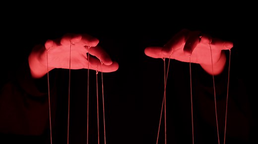 Hands Of Puppeteer Controlling Puppets In Stock Footage SBV-348956121 - Storyblocks