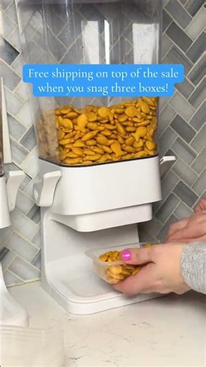 These snack containers make prep so much easier 🙌 Perfect for kids’ lunches, after-school snacks,