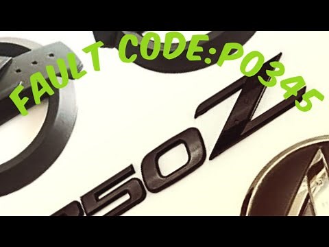 fault code P0345 Nissan 350 z fix camshaft position sensor bank 1 VDC off and Slip lights on