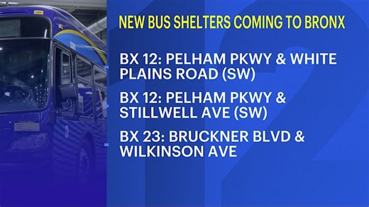 100 new bus shelters coming to NYC, at least 3 in The Bronx