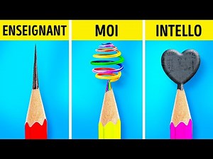 BRICOLAGE ET ASTUCES VIRALES POUR L'ÉCOLE || Bricolages créatifs pour tous par 123 GO ! Series