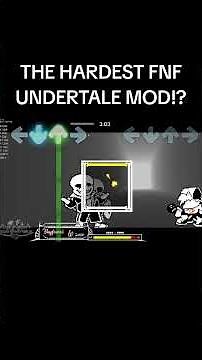 FNF The hardest Undertale Mod!? The Terminator from Cage of Abyss #fnf #fnfmod #undertale #shorts
