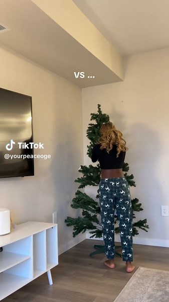 Canadian Tire what is this😭😭 i did not expect the tree to look THIS hungry😭 help what can i do to bring this christmas tree to life… i even decorated it a lot, but i think i might need to buy more decorations💀 did not look as advertised at all damn💀 #christmas #christmastree #christmastreedecorating #canadiantire @Canadian Tire #holidays #holidayseason #expectationvreality #expectationvsreality #onlinevsreality #catfish #broke