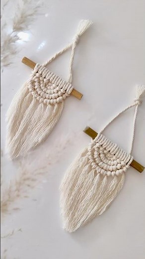 DIY - BOHO MAKRAMEE WANDBEHANG - Ornament/Boho Macrame Wallhanging / Original-Video on my channel ♡︎