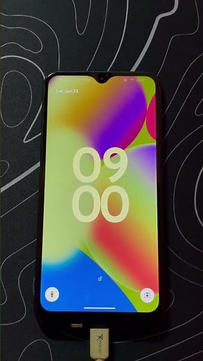 Evolution X 11.5 (Android 16) Charging Animation on Galaxy A10 #samsung #galaxy #android16 #crdroid