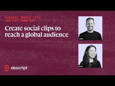 How to Turn Long Videos into Social Clips Fast with Descript