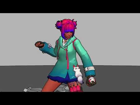 game animation portfolio- action2