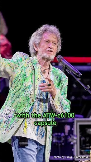 Jon Anderson & The Band Geeks are on tour using ‪@AudioTechnicaUSA‬ mics.