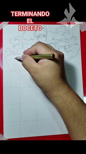 He avanzado ya con el boceto #lugafemats #inuyasha #naraku #anime #comodibujar #tutorial #dibujo