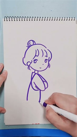 Perfect Lines: A Minimalist Woman Portrait#art#drawing#sketch#sketching#art shorts#shorts